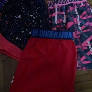 Bundle of under armour shorts